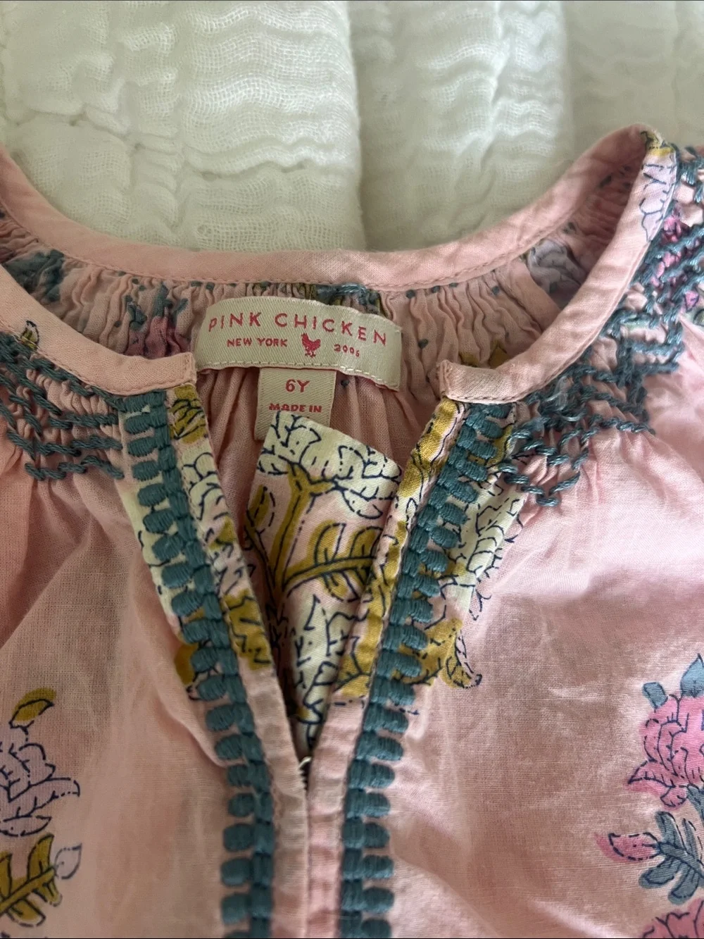 Pink Chicken top and short, 6